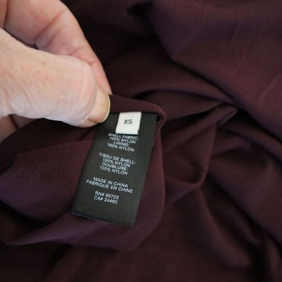 Rebecca Taylor Women's Sz XS Red Rochelle Fleur Pleated Mock Neck Dress - Picture 11 of 12